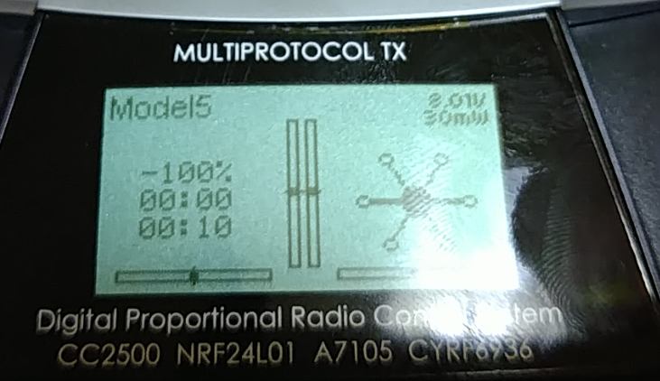 JUMPER T8SG Multi-protocol メインモニター