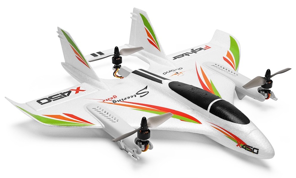 ドローン+飛行機合体！XK X450 VTOL RC Airplane - ドローンマニアックス